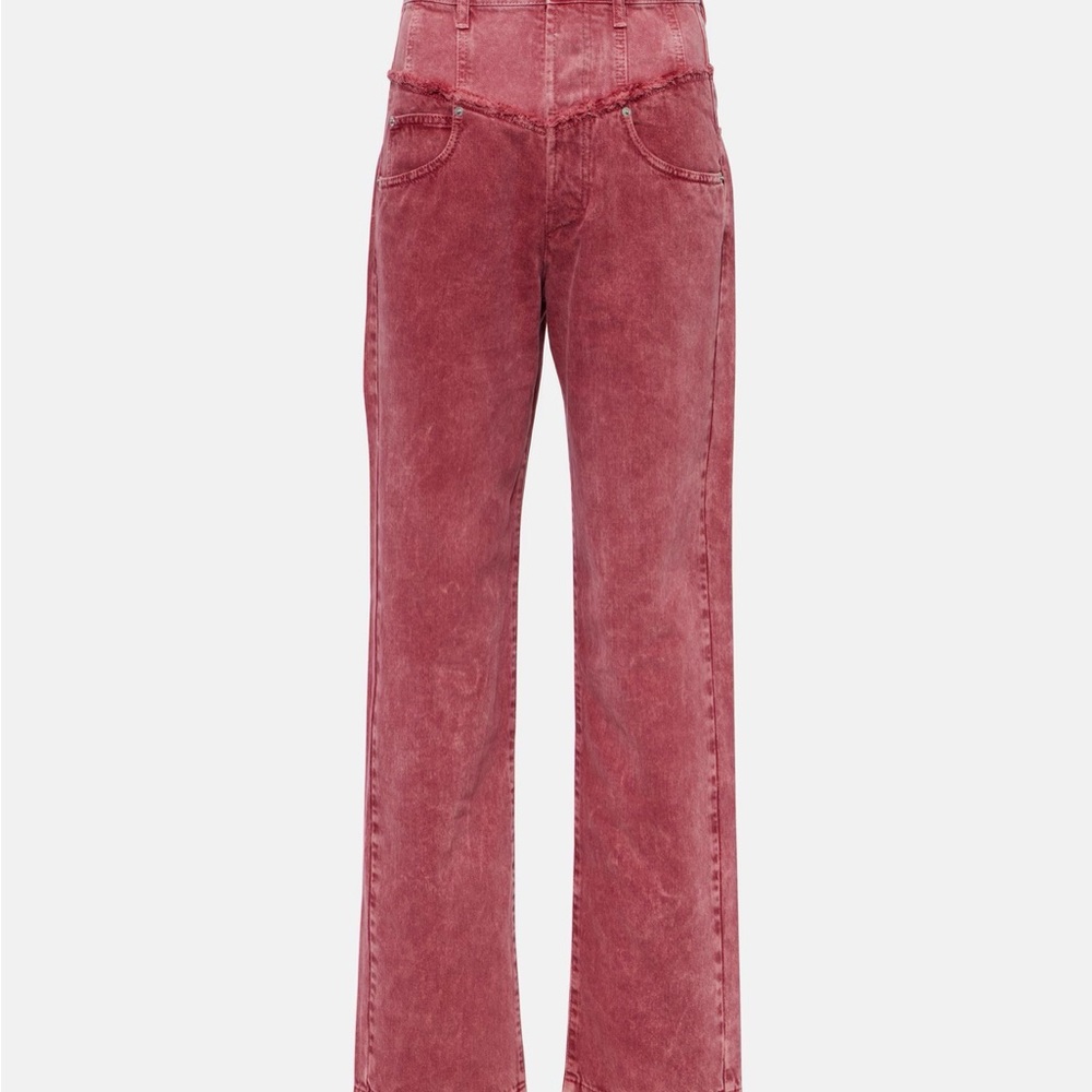 Isabel Marant Noemie Raspberry Jeans